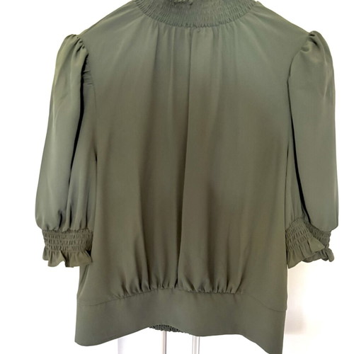 Dorothy Perkins olive blouse like new, size XL