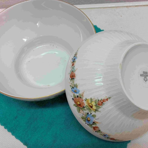 Vintage Scherzer Bavaria Porcelain Dinner Set 65 Pieces like new