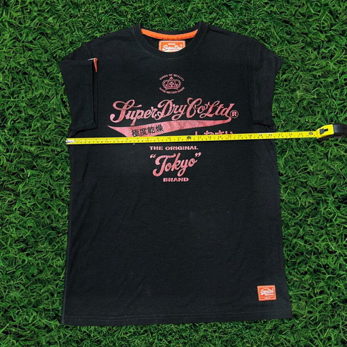 Superdry Vintage Graphic T-Shirt Black Size L like new