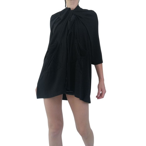 Φλερτ by Φανή Τσακίρη black blouse like new, small-medium