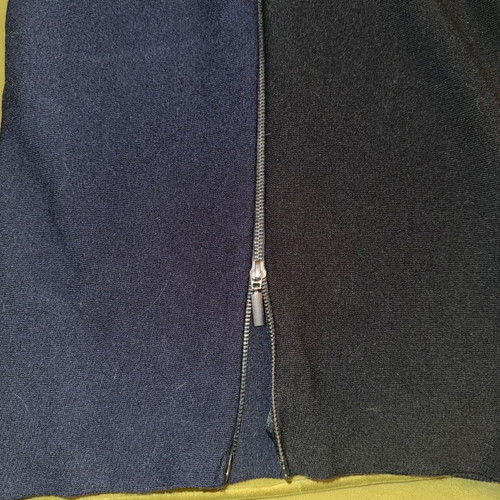 ZINI knitted dress like new, black-blue, size M