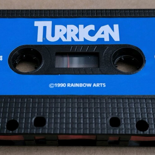Turrican Rainbow Arts Commodore cassette used, complete in box