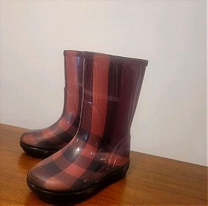 Burberry kids  rubber boots rain boot  size EU 23/24