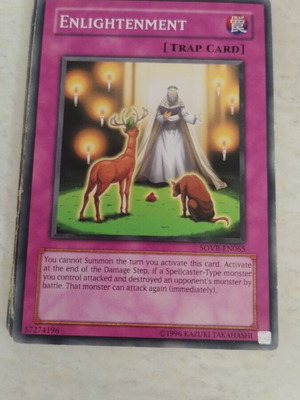 Enlightenment Yu-Gi-Oh! trap card like new