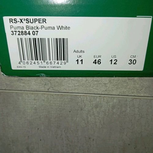 Puma Rex Super casual shoes size 46 like new black