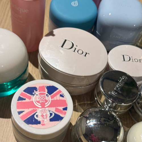 Βαζάκια από κρέμες μεταχειρισμένα, Dior, La Praire, Gisou, Laneige, Biotherm