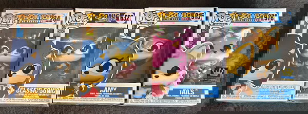 ΠΑΚΕΤΟ | 4 Funko Pop | Sonic the Hedgehog, Tails, Amy Rose