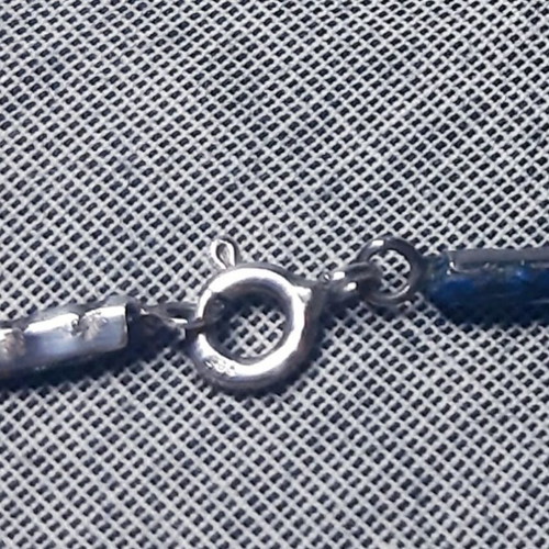 Africa Necklace Silver 925 with Leather Strap Handmade New