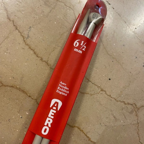 Aero knitting needles 6 1/2 mm new