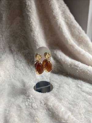 Обeци нови кафяви и златисти