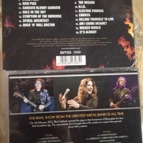 Black Sabbath double CD pack: The Ultimate Collection (sealed) & The End
