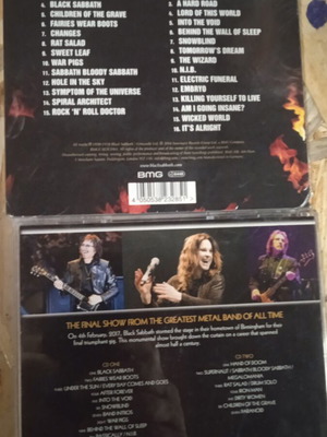 Black Sabbath double CD pack: The Ultimate Collection (sealed) & The End