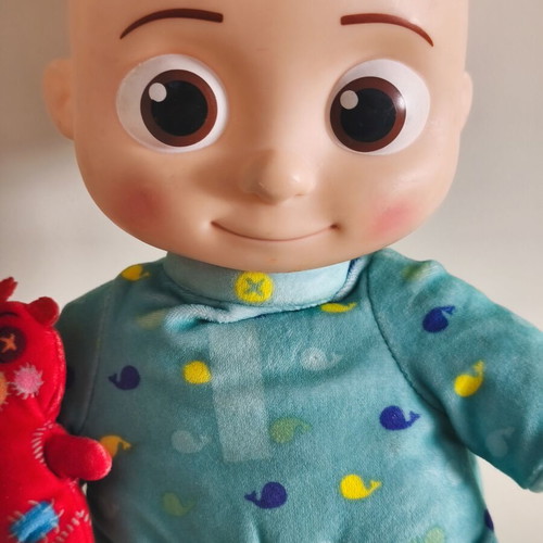 Cocomelon JJ Interactive Plush Doll like new with songs and lullaby