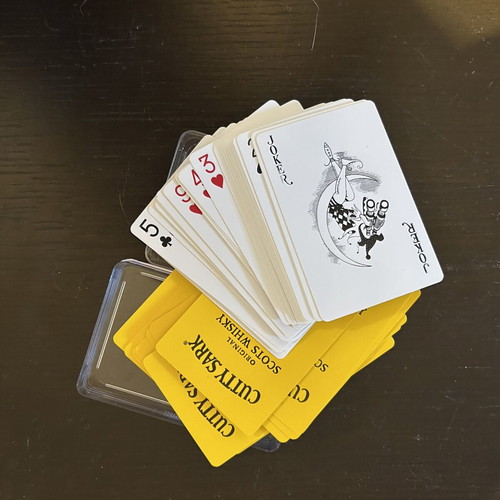 Collectible card decks like new, set of five