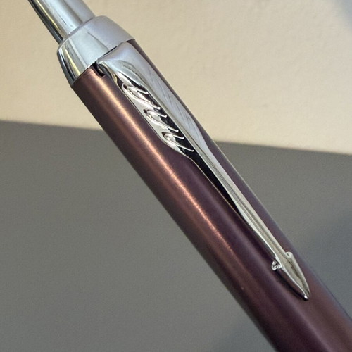 Parker Stylograph Ballpoint Pen like new, burgundy metallic