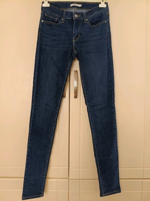 Levi's 711 Skinny women's jeans like new, dark blue