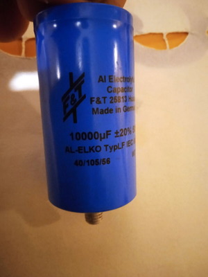 AL-ELKO Electrolytic Capacitor 10000mF type LF like new, pack of 10