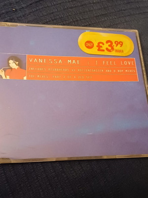 Vanessa Mae I Feel Love CD single like new, electronic