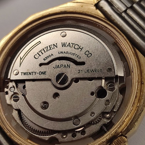 Citizen Automatic 21 Jewels Vintage 34mm wristwatch used, gold tone