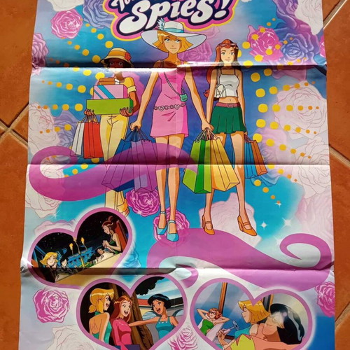 Totally Spies! giant poster like new, collectible and rare