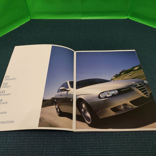 Alfa Romeo 156 Facelift 2004 brochure like new