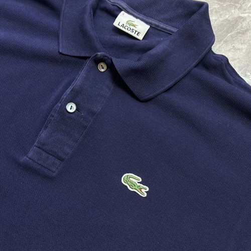 Lacoste Vintage Polo T-shirt, blue, XL