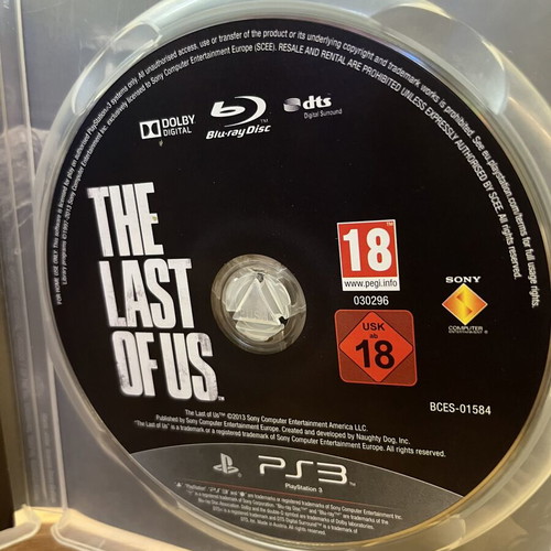 The Last of Us PS3 game used
