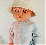  Μπέμπα κούκλα κοκκαλινη εποχής 1960 σπάνιο κομμάτι