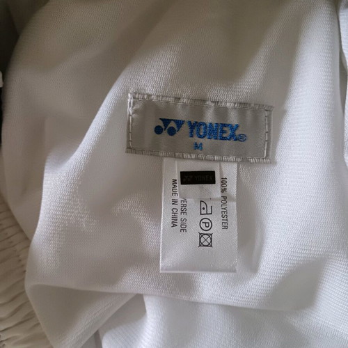 Yonex sports tracksuit white with black design size M men's new