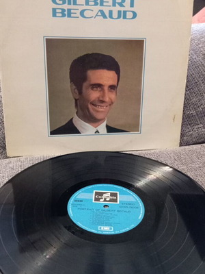 Vinyl Portrait of Gilbert Becaud used