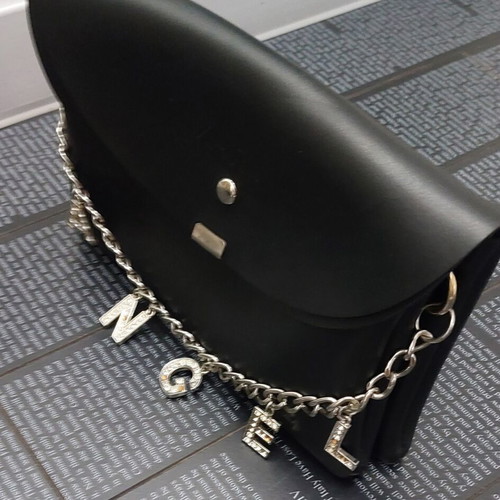 Zara black shoulder bag with chain, like new