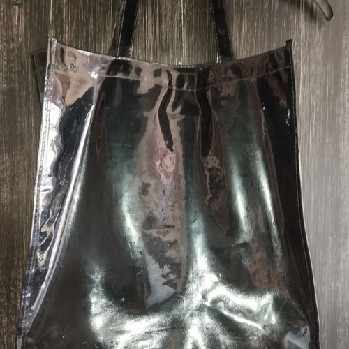 Vinyl Cat Bag like new, 33x35.5cm, with umbrella pocket