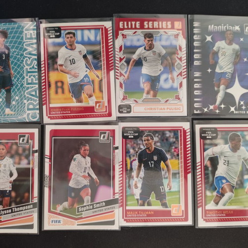 Panini Donruss USA Team Mix Lot 20 Cards like new, World Cup 2026