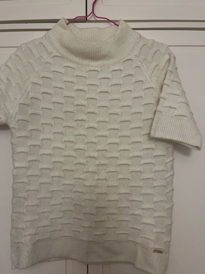 Axel woolen sweater like new, white, one size