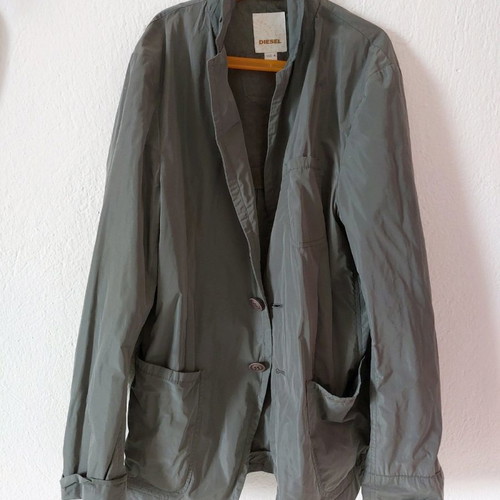 Diesel trench coat used khaki size M with pockets