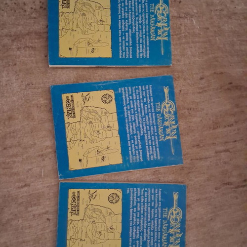 3 Special Conan Cobra comics used, issues 1, 2 and 4