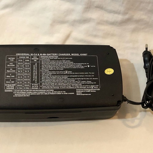 Ni-Cd & Ni-MH Battery Charger used