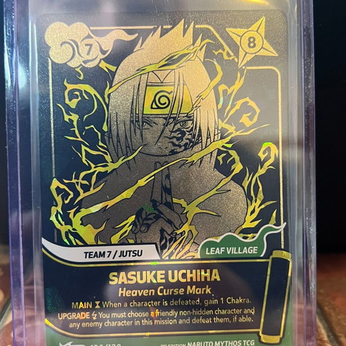 Sasuke Uchiha Naruto Mythos TCG 2nd Edition new