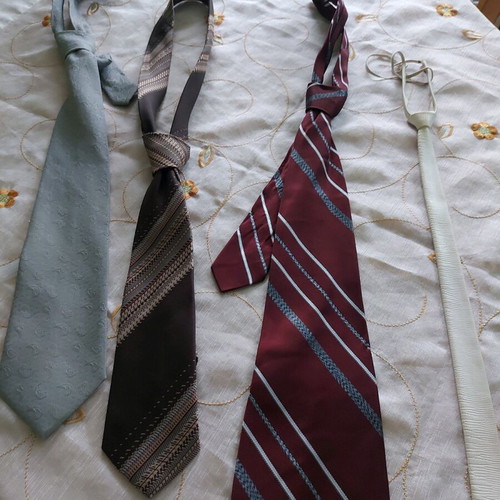 Retro ties used, set of 14 pieces