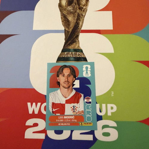 Panini World Cup 2026 Luka Modrić Sticker new, Croatia CRO 9
