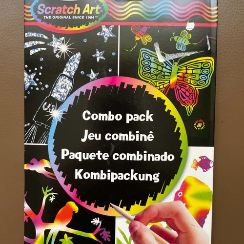 Scratch art combo pack new with 4 sheets