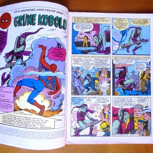 Spiderman #16 comic used, first German edition 1974