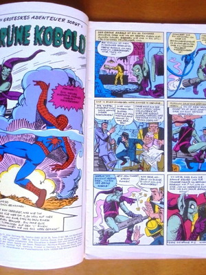 Spiderman #16 comic used, first German edition 1974