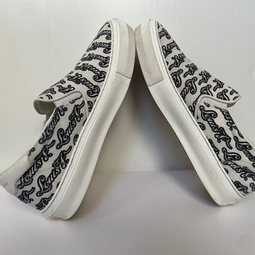 Louis Vuitton Trocadero slip on sneakers used, size 38, white