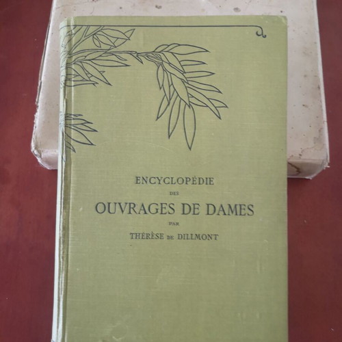 Encyclopedie des Ouvrages de Dames book used, French embroidery manual