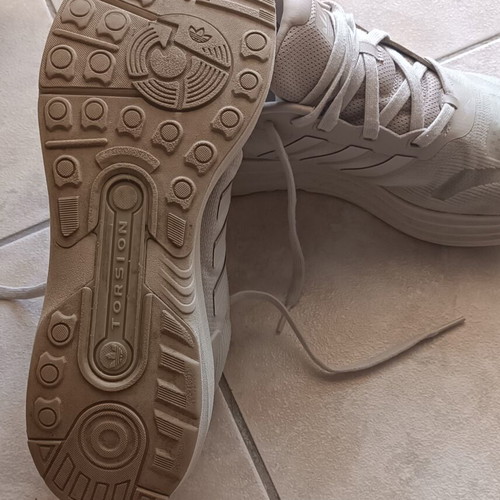 Adidas beige athletic shoes size 46