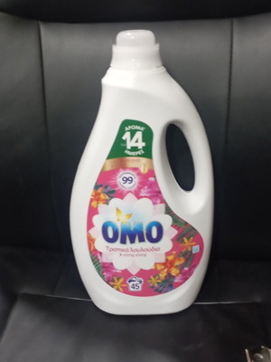 Omo liquid laundry detergent 46 loads tropical flowers scent new
