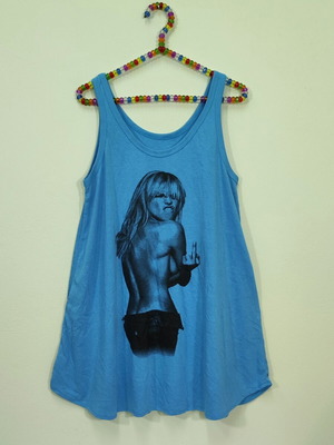 Heidi Klum Sleeveless Women's Dress Top new, 100% cotton