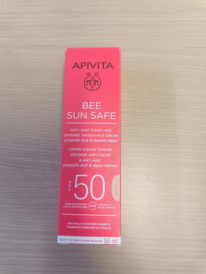 Apivita Sunscreen SPF 50 BB Cream for Spots and Wrinkles