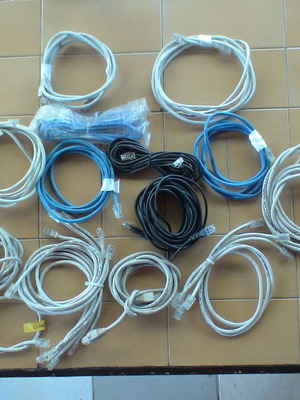 Ethernet RJ45 network cables set of 22 used